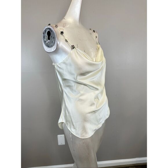 Cinq A Sept Bohemian Rhinestone Marta Cami Size XS $295 - Picture 10 of 11